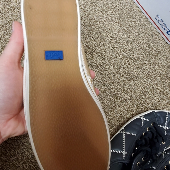 Lot of 2 Kate Spade for Keds quilted lace up sneakers size 8 US - Picture 3 of 8